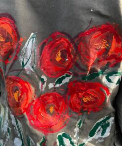 Alternative view of Damenjacke "rote Rosen"