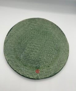 Keramikteller "grünes Gefecht"