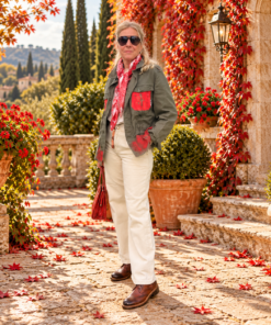 Damenjacke "Rouge Élégance"